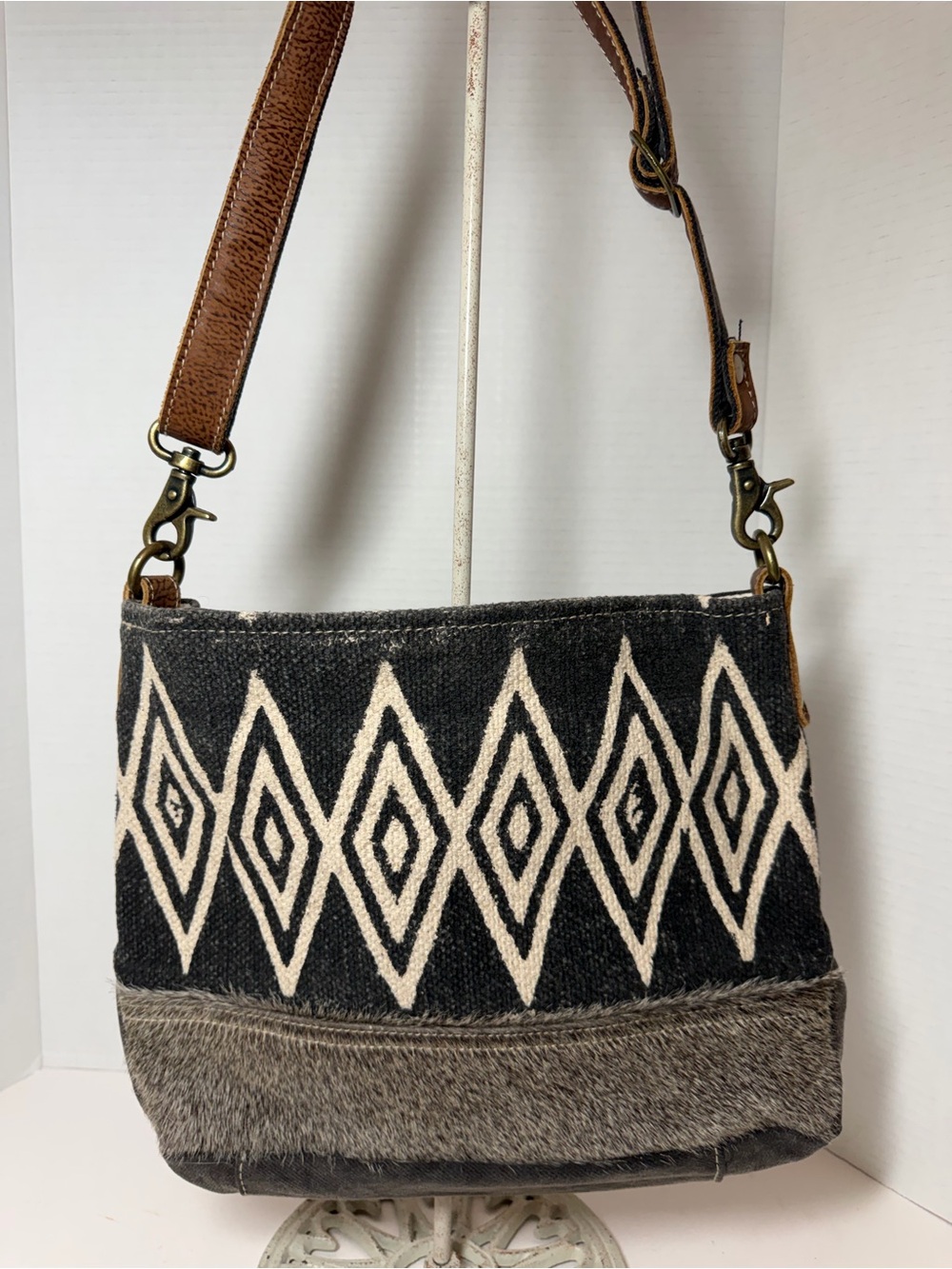 Myra Bag Azure Printed Aztec Purse for Women